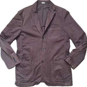 J.Crew Broken-In Chino Cotton Blazer - Vintage Cocoa Brown - Medium